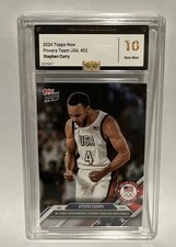2024 Topps Now Powers Team USA# 22 Stephen Curry Gem Mint 10