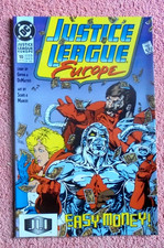Justice League Europe #10 - 1990 DC comics,exc