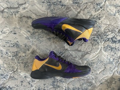 Size 11 - Nike Zoom Kobe 5 Lakers Away for sale online | eBay