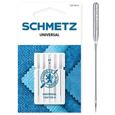 Schmetz Universal Größe 65 Maschinennadeln 5 Stück Karte SCH-718397