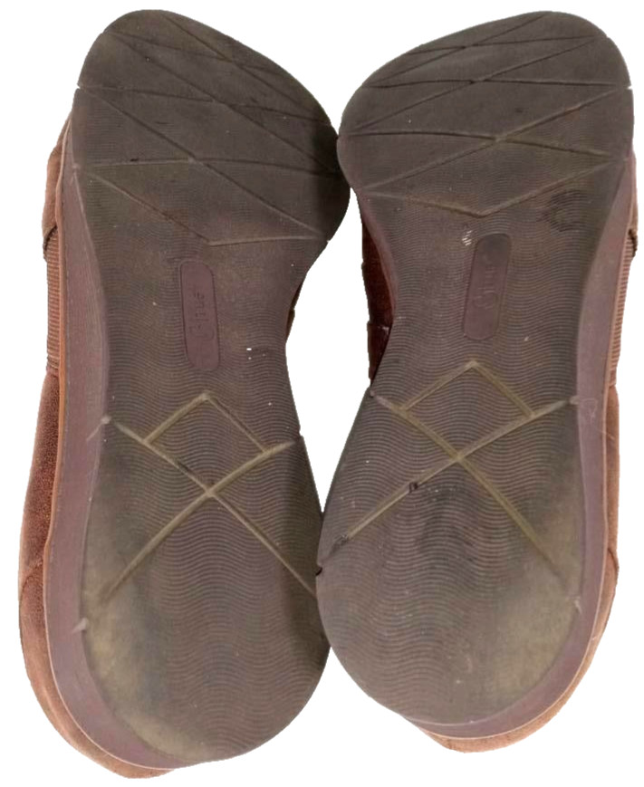 Baretraps Btrue Gisela Shoes Womens Size 11 Brown Slip On Wedge Comfort Loafer