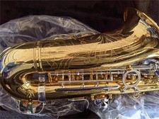 France Mark VI Sax Model Gold Silver Lacquer E Flat Alto Saxophone Eb with Case