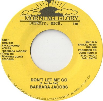 Barbara Jacobs - Don't Let Me Go - Used Vinyl Record 7 - G8100z