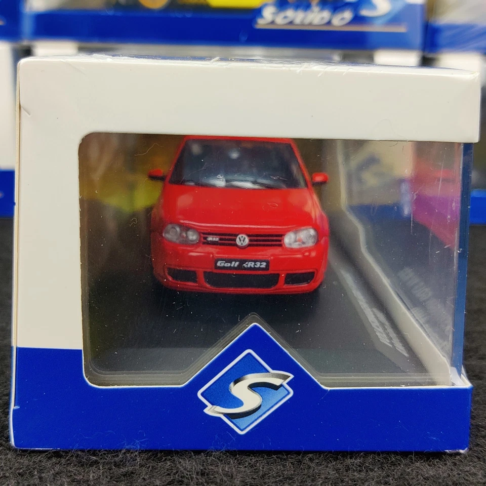 VOITURE SOLIDO VOLKSWAGEN GOLF 4 R32 TORNADO RED 1:43 NEUF BOITE S4313604 - Photo 4/4