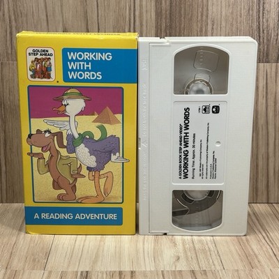 Golden Step Ahead presents Working With Words A Reading Adventure (VHS) Tested