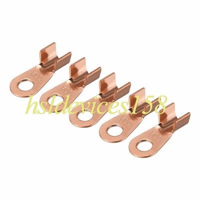 5PC OT-100AOpen-End Crimp Terminal Lugs AWG8-4Battery Cable Connector #qo