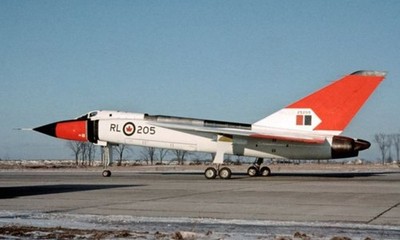 Avro Canada CF105 CF-105 Arrow Interceptor Desk Wood Airplane Model Small 1/100