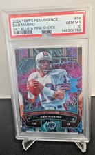 2024 Topps Resurgence DAN MARINO Sky Blue & Pink Shock- PSA 10