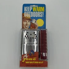 NOS Vintage Jon-E Hand Warmer Reusable Flameless Orbex Inc. Made in USA