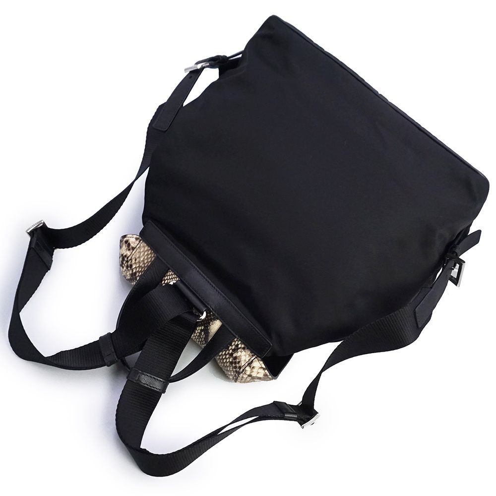 Authentic PRADA Tessuto Nylon Medium Backpack Sna… - image 8