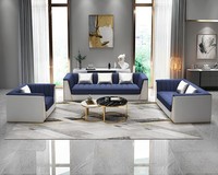 Sofagarnitur 3 2 1 Sitzer Set Design Sofas Polster Couchen Textil Relax Moderne