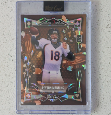 Wild Card 5 Card Draw Peyton Manning Denver Broncos SCDNQ-PM Insert 1/2