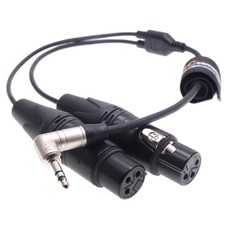 Audio Cord for R DE Wireless GO II 3.5mm TRS to XLR 3 Pin Female 100cm