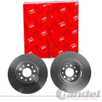 2X TRW Bremsscheiben 276Mm Voll Hinten Passend FÜR Alfa Romeo 147 156 GT |