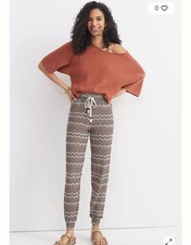 Saturday Sunday Anthropologie Mary Jacquard Jogger Pant Size Small Pockets