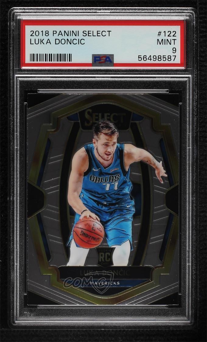 2018-19 Panini Select Premier Level Luka Doncic #122 PSA 9 MINT Rookie RC 0x5i