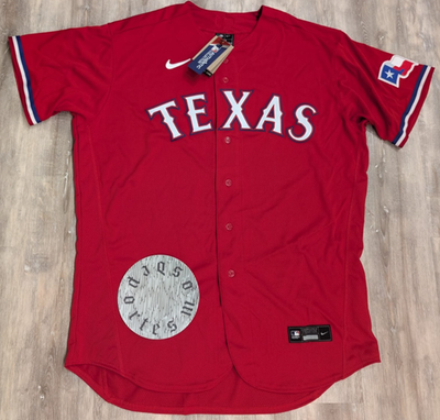 NWT Texas Rangers MLB Nike Authentic On Field Baseball Jersey Men