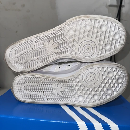 Women's Adidas Nizza Platform Shoes 'White' - Size 8, FV5322 - Picture 5 of 5