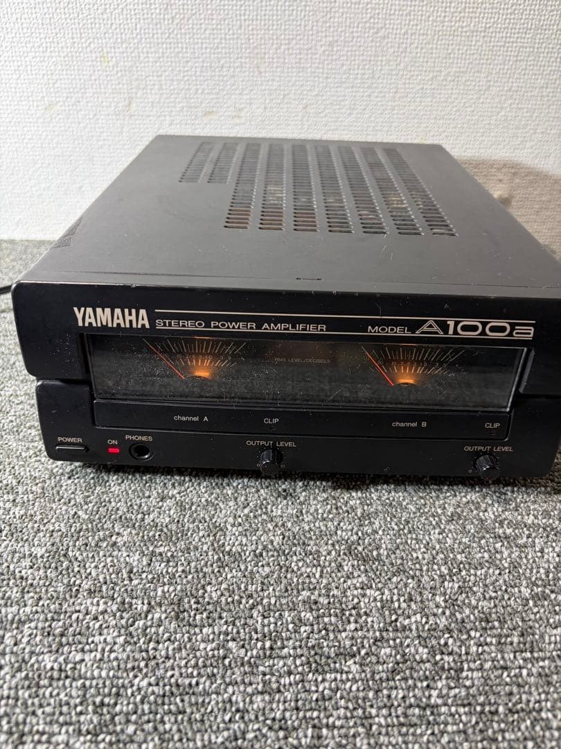 s*a様 YAMAHA パワーアンプ A100a 中古品 YAMAHA A100a ステレオパワーアンプ 動作品｜Yahoo!フリマ（旧PayPay