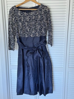 chinese dress ladies Long Lace Navy Mother of the Bride Dress – The Dress Outlet main image 0