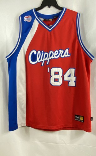 G-III Sports Men's LA Clippers NBA Basketball Jersey Red '84 Bigman Sz XL
