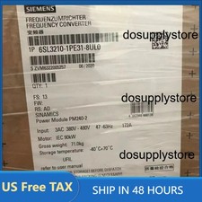 New Siemens 6SL3224-0BE31-8AA0 G120 PM240 Power Module 6SL3 224-0BE31-8AA0