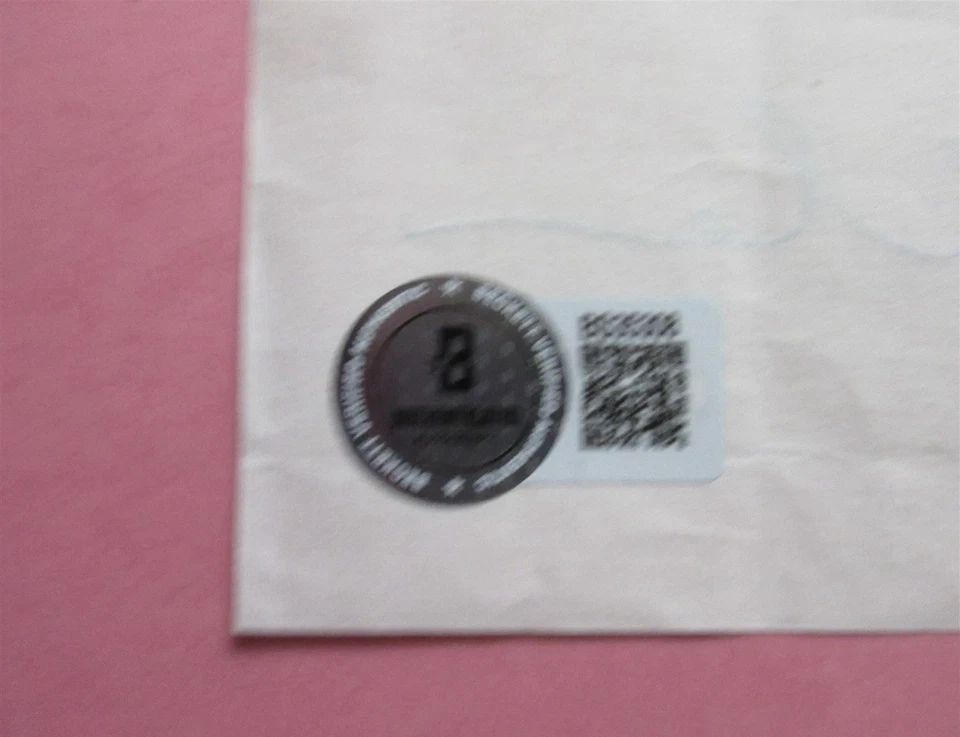 MEL ALLEN Signed Auto 4X6 Paper NY Yankees Legend Broadcaster BAS Beckett - Image 2 of 2