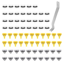 70PCS Nylon Trim Clips for GM Cadillac GMC Fender Flare Rocker Moulding Retainer