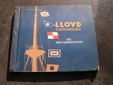 Altes Sammelalbum LLoyd Flottenbilder Die Welt-Handelsflotte Fotos aller Seiten.