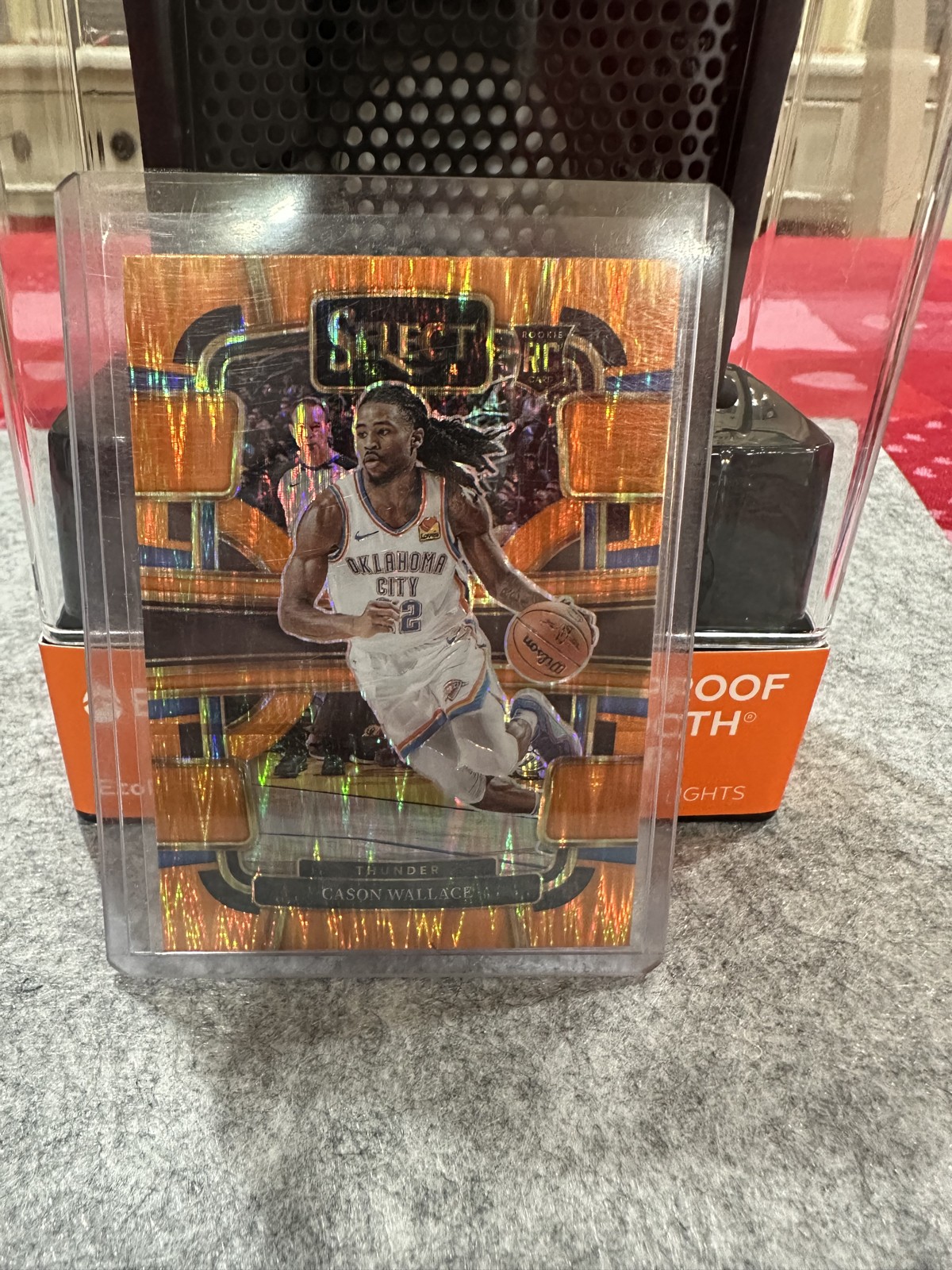 2023-24 Panini Select - Concourse Cason Wallace #88 Orange Flash Prizm (RC)