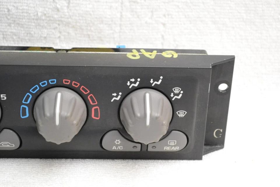 Pontiac Montana 2001-2005 calentador aire acondicionado temperatura HVAC interruptor de control de clima OEM Foto 2 de 4