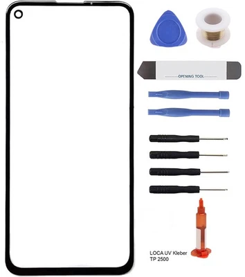 Frontglas für Google Pixel 4a Display Scheibe Glasscheibe OCA Set Werkzeug - Bild 1 von 4