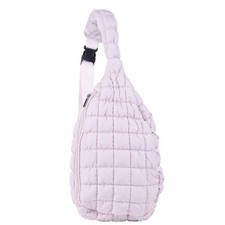 Pickle O'Joe NWT Quilted Pickle Ball Sling Bag in Dusty Pink