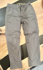 REI Co-Op Sahara Youth Large Convertible Pants Shorts Dark Grey, Zip-Off