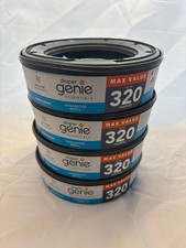 Diaper Genie Refills 4 Pack, Unscented Round NEW