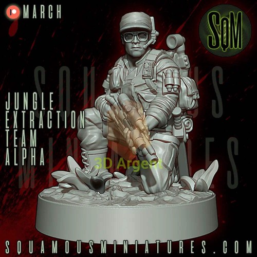 Jungle Extraction Team Alpha Predator Star Wars Legion compatible 3D Resin Minia - Picture 17 of 24