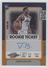 2021-22 Contenders Optic Rookie Ticket Orange Prizm 11/25 Jared Butler Auto 3hd