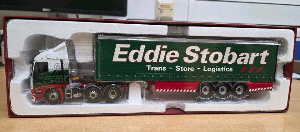 Corgi CC15002 Eddie Stobart Iveco Stralis Curtainsider 1:50 Truck Lorry Model - Image 3 of 4