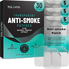 TOLEVITA Anti- Smoke Herbal Patches Transparent 14 mg  Quit Smoking Patches ...