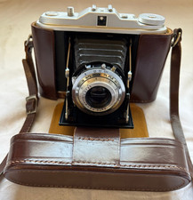 AGFA Isolette I Vario Agfa Agnar 1:4.5 85mm Lens Bellows Camera Made in Germany