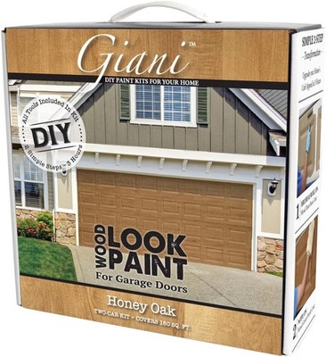 Transform Your Garage Doors with Honey Oak Wood Look Paint Kit