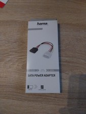Hama SATA Adapter Stromversorgung Stecker 5,25" 4-polig zu SATA Stecker 15-polig