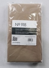 No. 918 Martine Microfiber Semi-Sheer One Tier Curtain Set CG2 Taupe 54"X45" NWT