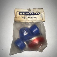 Nastro liscio manubrio BENOTTO vintage nastro violoncello anni 70/80 NOS rosso bianco blu