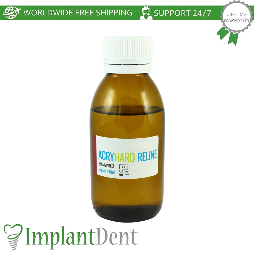 Kit completo de material de reparación de prótesis dentales Hard Reline acrílico autocurado dental - Imagen 3 de 4