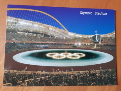 Athens Olympic Postcard Stadium Postcard Stadium Stadium Stadium