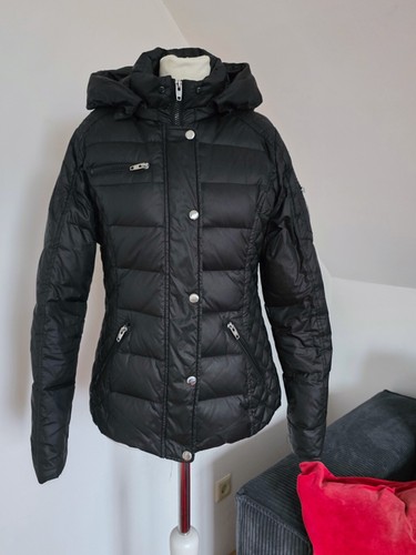 ROCKANDBLUE Daunenjacke, Gr. 36, schwarz, Kapuze, Fellkragen, Top! - Bild 5 von 11