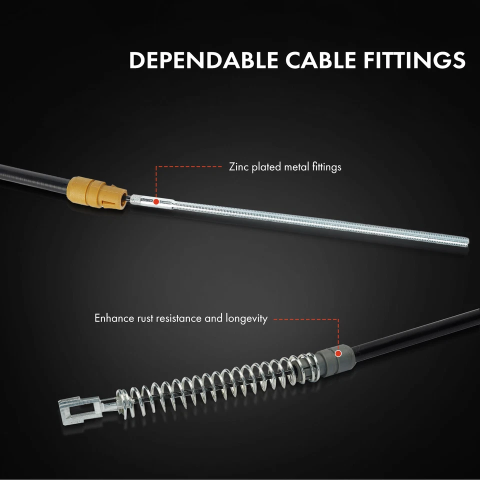 Cable de freno de estacionamiento trasero izquierdo Chevy Silverado GMC Sierra 2500 HD 2015-2016 Foto 4 de 4