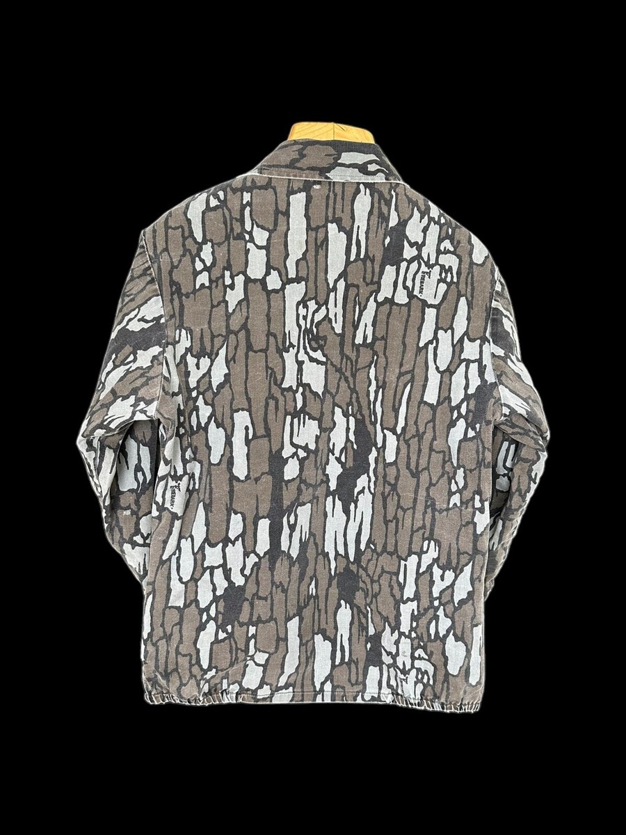 Vintage Pella Big Dutch Camo Jacket Large Distressed Hunting USA