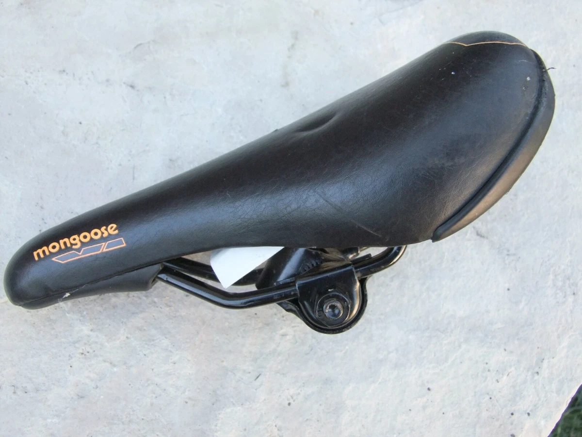 Mongoose Padded Bicycle Seat Saddle Black Polyurethane Foam eBay
